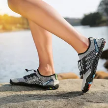 Унисекс Спортивная обувь водонепроницаемая обувь босиком открытый пляжные сандалии восходящий быстросохнущая река море Дайвинг одежда заплыва