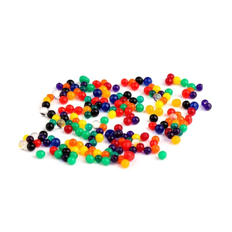 3000 Pcs /lot Water Beads Pearl Shaped Crystal Soil Water Beads Mud Grow Magic Jelly Balls Wedding Home Decor Hydrogel