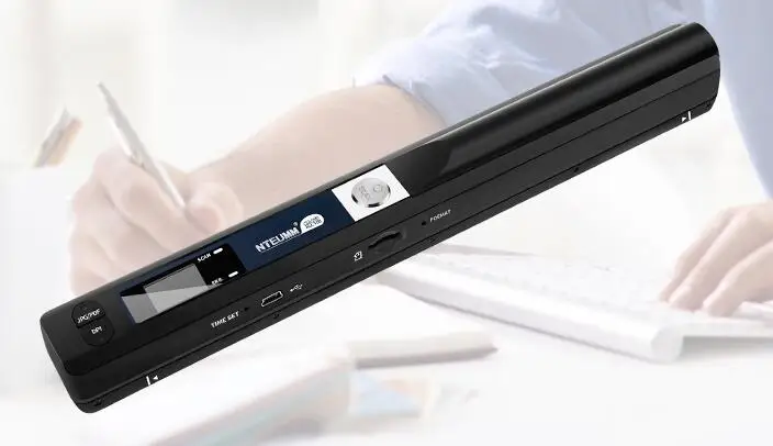 A4 Portable scanner express single handheld scanner color painting HD professional high speed bank office home