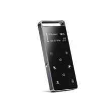 New Mp3 Genuine IQQ C1 8G HiFi mp3 music player Mini portable FLAC/APE/WAV/OGG Audio MP3 Touch screen CNC metal MP3 FM Pedometer