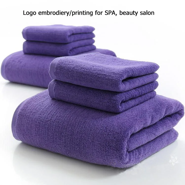 Buy High quality lavender towel, 100cotton, face