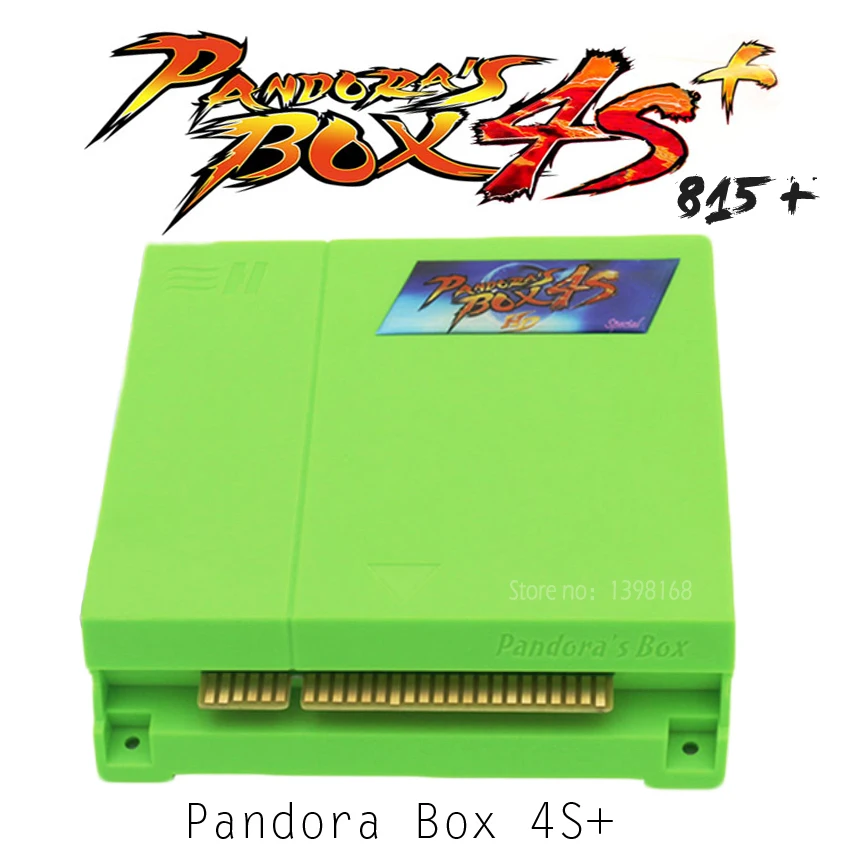 Pandora's box 4S plus HD печатная плата, видеоадаптер/CGA выход для lcd/CRT 815 в 1 jamma аркадный блок для игрового автомата игровая доска pandora box 4 50