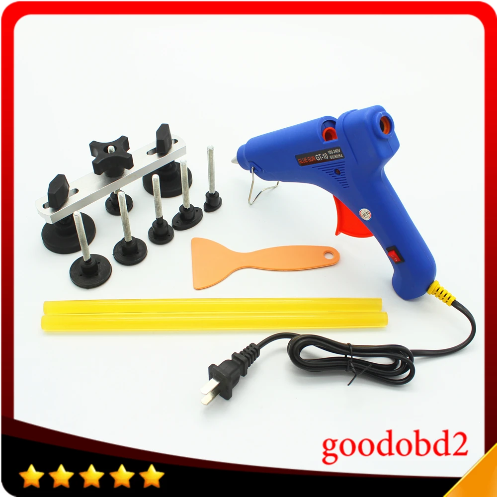 Paintless Dent Repair Puller Remover потянув мост удаление вмятин ручной инструмент набор с клеем
