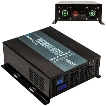 

3000W Peak Off Grid Pure Sine Wave Inverter 12V 220V 1500W Solar Power Inverter Generator 12V/24V/48V DC to 120V/220V/240V AC