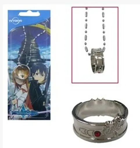 

Sword Art Online Ring US9 with a free chain Free Shipping