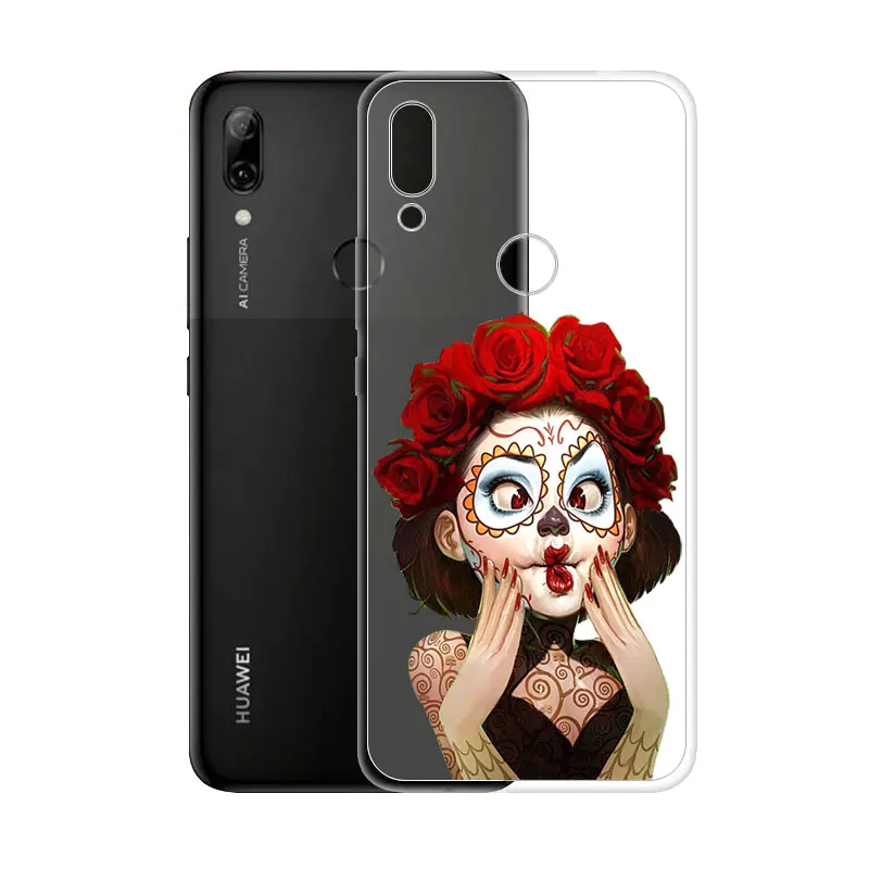 Чехол для Huawei P Smart Z 2019 мягкий прозрачный силиконовый чехол из ТПУ 6 59 дюйма чехлы