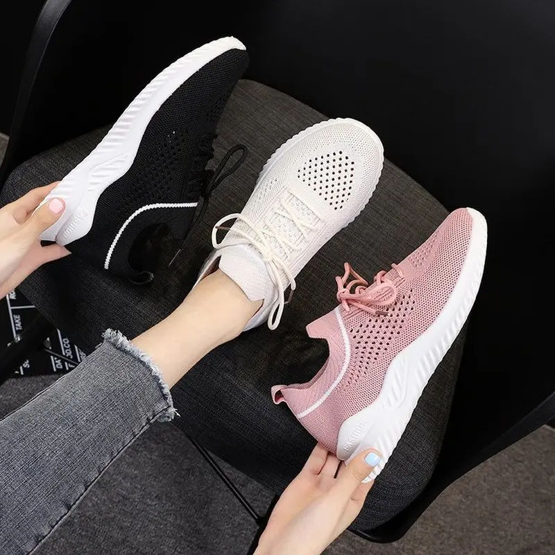

Basket Femme 2019 Tenis Feminino Air Mesh Breathable Ladies Footwear Women Flat Sneakers Casual Fashion Autumn Vulcanized Shoes