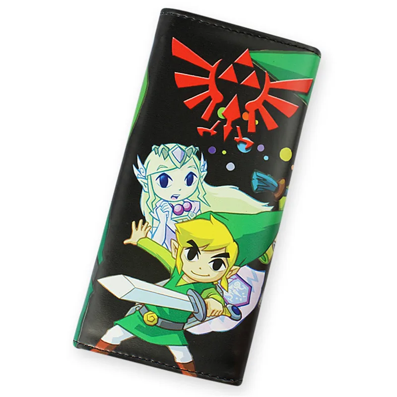 

Students Wallet Long Cartoon Purse New fashion Legend of Zelda/Black Rock Shooter moneybag good Birthday GIft to you friend