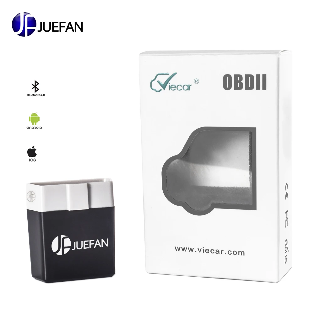 JUEFAN OBD2 ELM327 Bluetooth 4 0 Автомобильные диагностические инструменты для сканирования