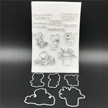 Cat Metal Cutting Dies Stencils for DIY Scrapbook/photo Decorative Embossing DIY Paper Cards Making Proje A728
