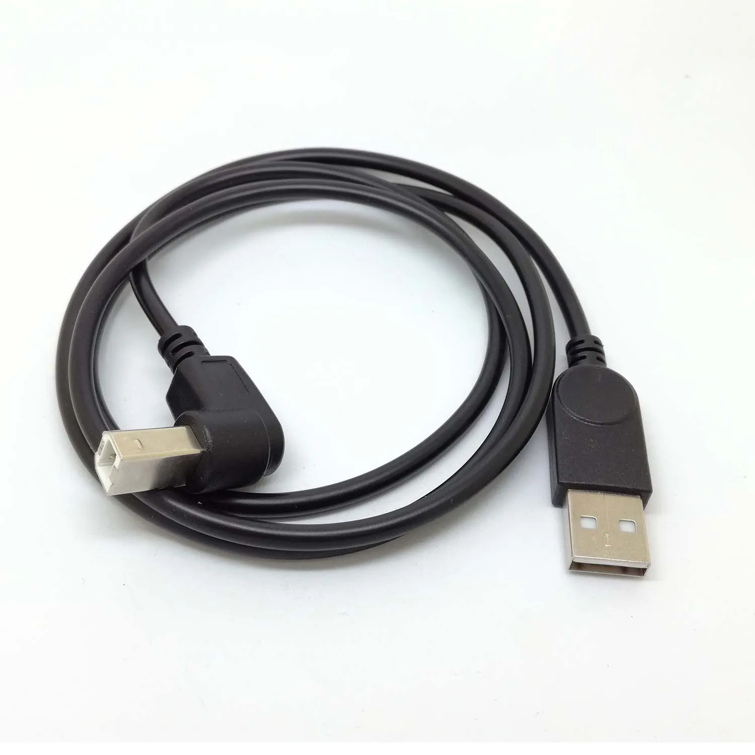 90 градусов угол 3 фута USB 2,0 A к usb2.0 B кабель для принтеров сканеров кабель Шнур для hp canon EPSON brother принтера
