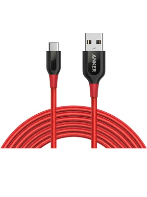 Anker Powerline+ USB-C-USB-A кабель, двойной плетеный нейлоновый кабель для быстрой зарядки, для samsung Galaxy, iPad Pro, MacBook, LG и т. Д