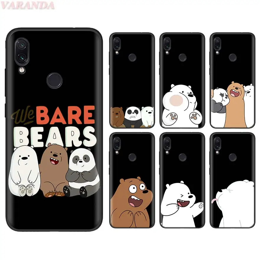 

We Bare Bears Soft Case for Redmi Note 7 5 6 Pro Redmi 7 7A K20 6 Pro 6A 5 Plus 4X S2 Y3 GO Silicone Case