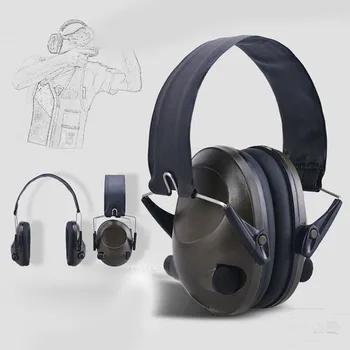 

LESHP TAC 6s Noise Canceling Tactical Shooting Headset Anti-noise Sports Hunting earmuffs Electronic Shooting Headphone Protect
