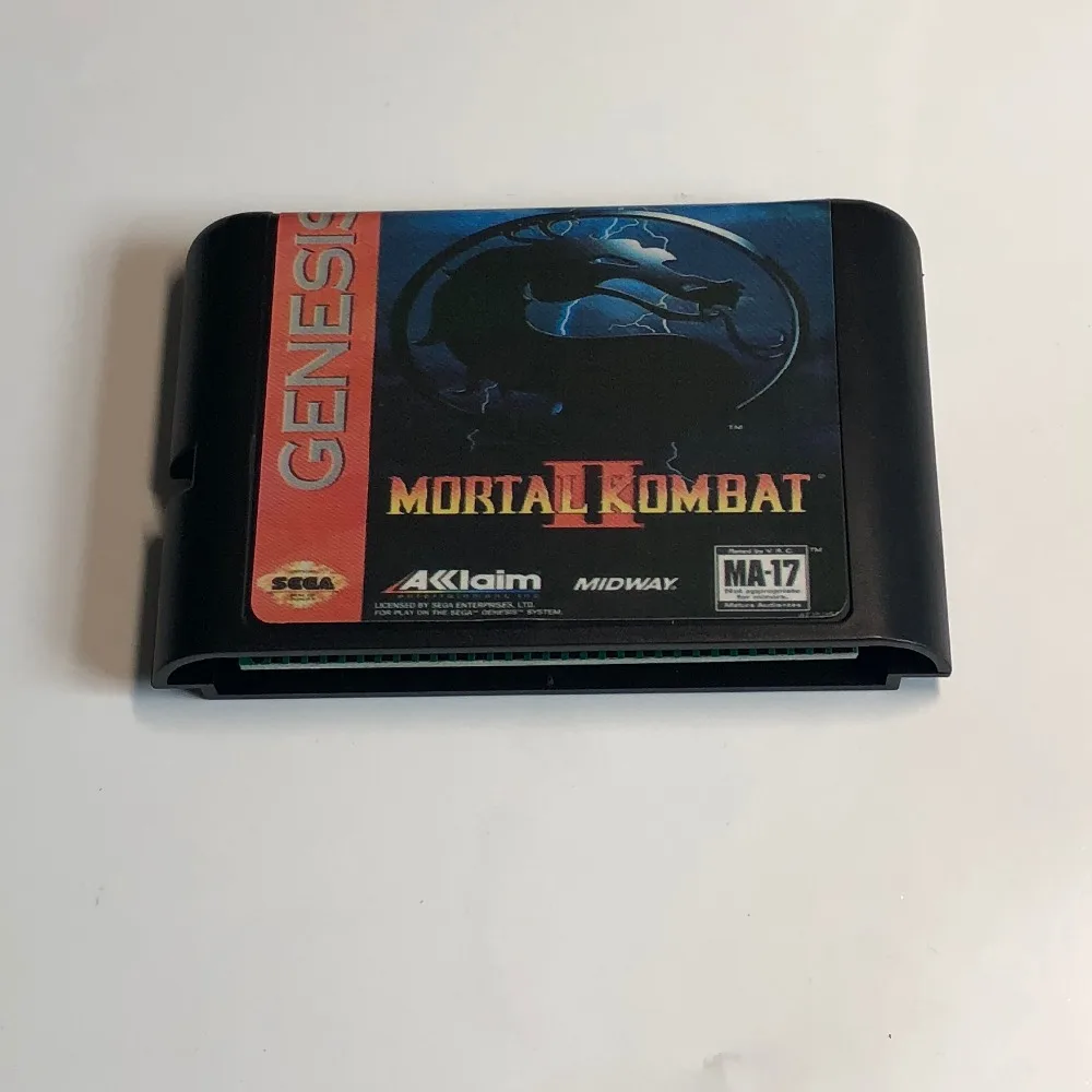 

Mortal combat II 16 bit MD Game Card For Sega Mega Drive For Genesis