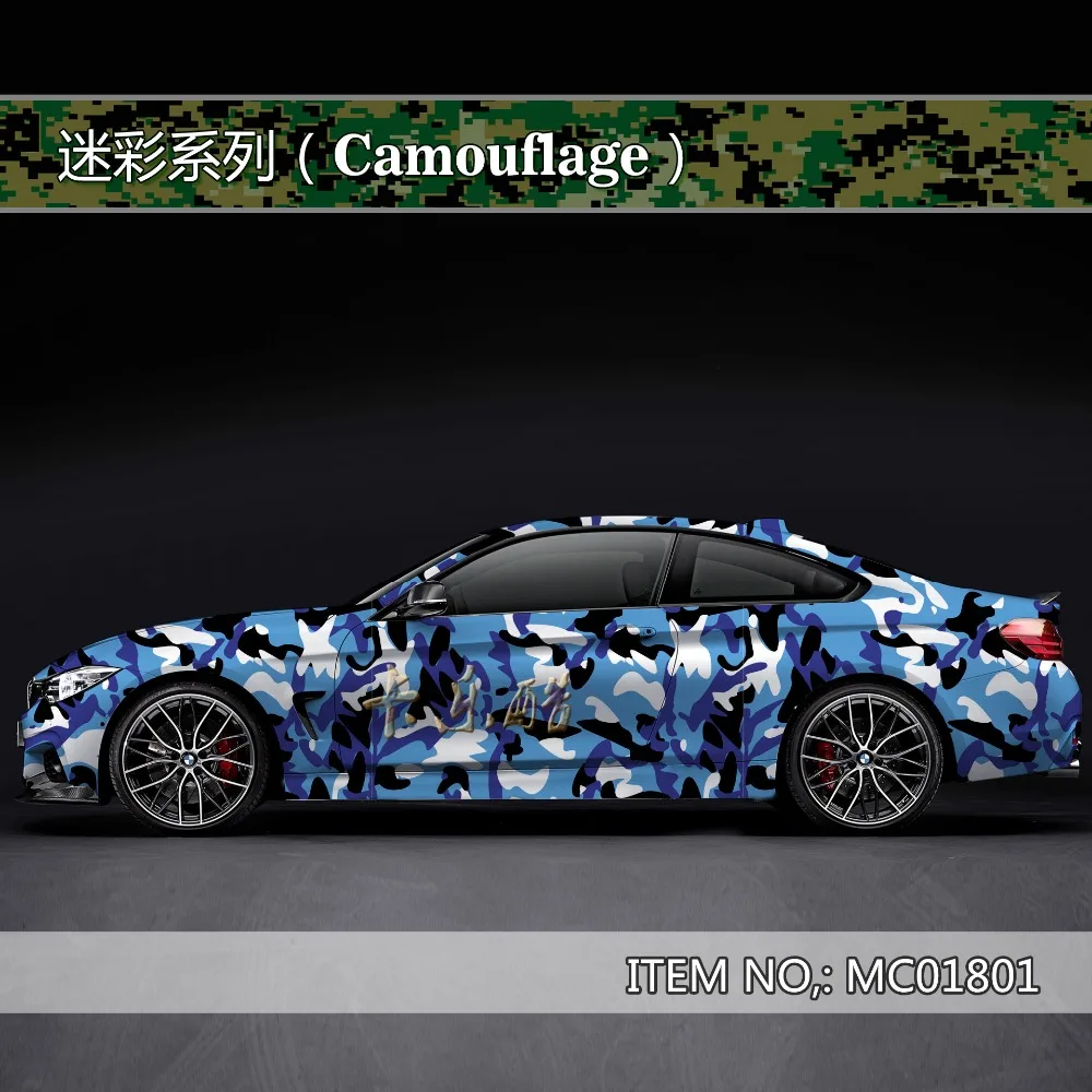 

Camouflage custom car sticker bomb Camo Vinyl Wrap Car Wrap With Air Release snowflake bomb sticker Car Body StickerMC018