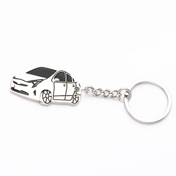 

JY New 3D Design Zinc-Aluminum Alloy Keychain Key Ring Keyring Car Styling Accessories For Prius 4/ZVW50 2016