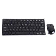 ABS Plastic 2.4G Wireless Keyboard with Optical Gaming Mouse Keyboard Protective Cover Combo Kit for Desktop PC Android Smart TV