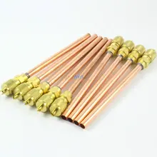 10 штук холодильное наполнение услуги металлические клапаны доступа 3," Длина