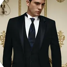 Индивидуальный заказ мужские костюмы костюм жениха комплект со смокингом жениха две кнопки для шафера костюм(куртка+ штаны+ галстук-бабочка+ жилет) для маленькой девочки A24