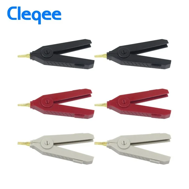 Клипса-крокодил Cleqee P2004 6 шт./лот 90 мм 20 А 3 шт. | Инструменты