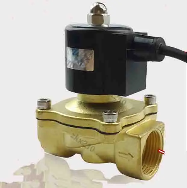 

2 inch 2W series waterproof coil air ,water,oil,gas solenoid valve brass electromagnetic valve