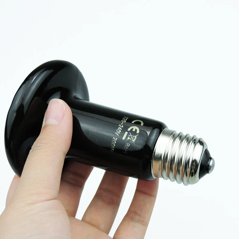 

Pet Reptile Heating Lamp Infrared Ceramic Heating Bulb Reptile 25W 50W 75W 100W Pet Rabbit Reptile Snake Heating Warm Lamp
