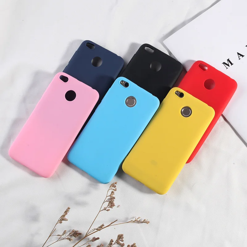 

For Redmi 4X Case Luxury Candy Color Case For Xiaomi Redmi Note 5 6 7 Pro Redmi 4A 5A 6A S2 Plus Note 4X 5A Prime Soft TPU Cover