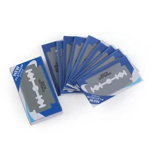 1/3 короба/набор, новинка,, мужские бритвенные лезвия, безопасная Стрижка волос, бритье, резче, истончение, двойной край, лезвия для бороды, из нержавеющей стали