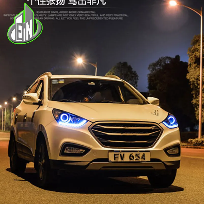 Feux De Plaque D'immatriculation Blancs CANBus Sans Erreur - Pour Hyundai Veracruz / Ix55 2007-2015 - Paire De 2 Lampes LED