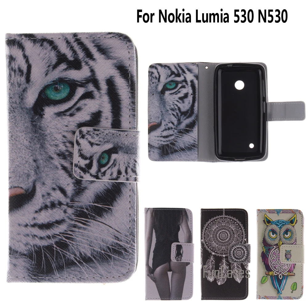 Чехол для Nokia Lumia 530 N530 чехол fundas microsoft 4 дюйма + подставка держатель карт carcasas |
