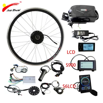 

48V 500W Electric Bike Kit for 20" 24" 26" 700C Wheel Motor Frog Battery LED LCD MTB ebike e bike Electric Bike Conversion Kit