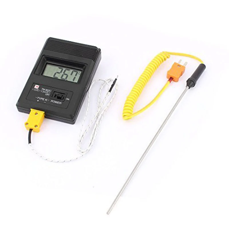 

Digital Temperature Meter TM902C TM-902C K Type Thermometer Sensor + Thermocouple Probe Detector Needle