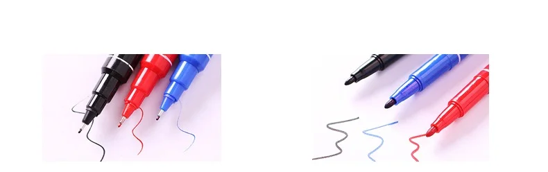 72 шт./лот Твин 1 мм маркер и 0,5 мм гелевая чернильная ручка масляная основа CD металлические маркеры Канцтовары офисный школьный принадлежности A6875