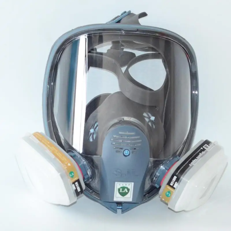 

7 In 1 Painting Spraying Safety Respirator Gas Mask same For 3M 6800 Gas Mask Full Face Facepiece Respirator