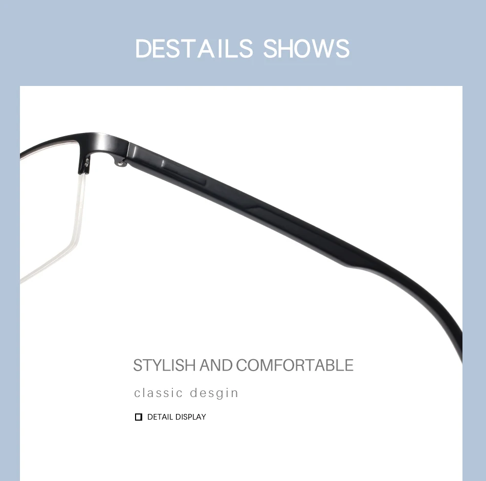 Kisunrise Titanium Alloy Optical Glasses Frame Men Ultralight Square Myopia Prescription Eyeglasses Eyewear KS055