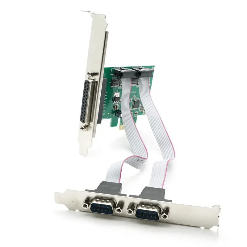 PCI Express серийный параллельный порт комбинированная Плата расширения E на 2 порта s