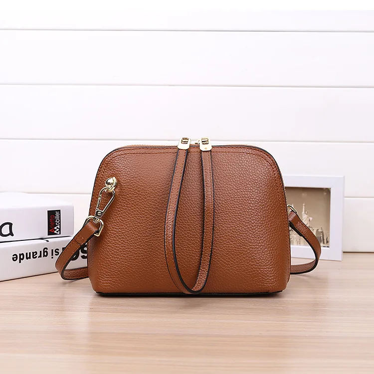 Women genuine leather messenger bag 15