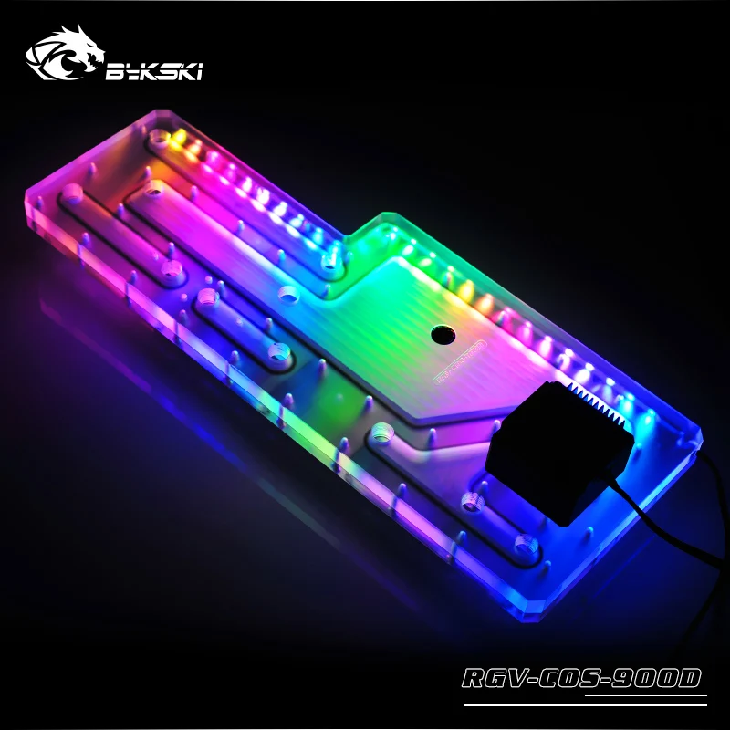 Bykski акрил водный совет, резервуар для воды Corsair 900D чехол компьютера, RGB воды охлаждающий резервуар, 5 в свет RGV-COS-900D