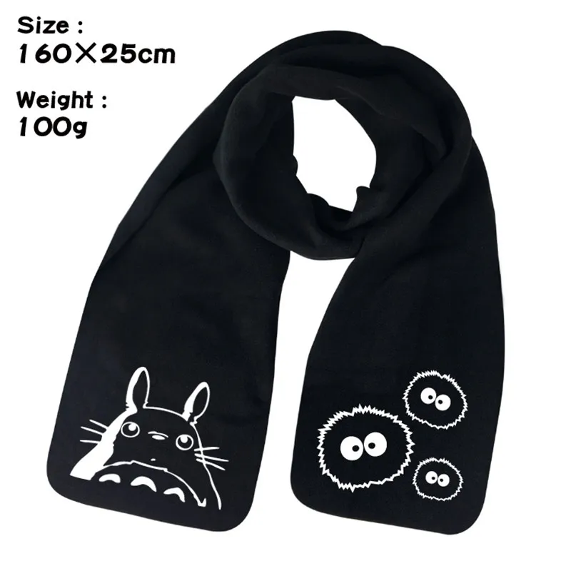 

Totoro My Neighbor No Face Man Anime Winter Men Women Unisex Warm Shawl Scarf Soft Wrap