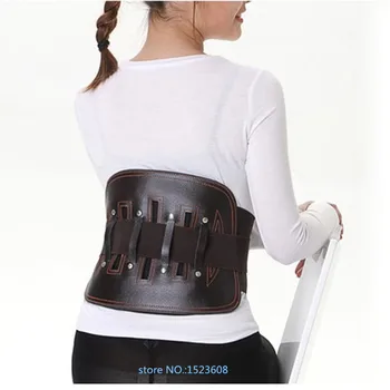 

Four Steels Plate Protection Back Support Belt magnetic therapy waist /elastic permeable / protect the lumbar spine Heating pad