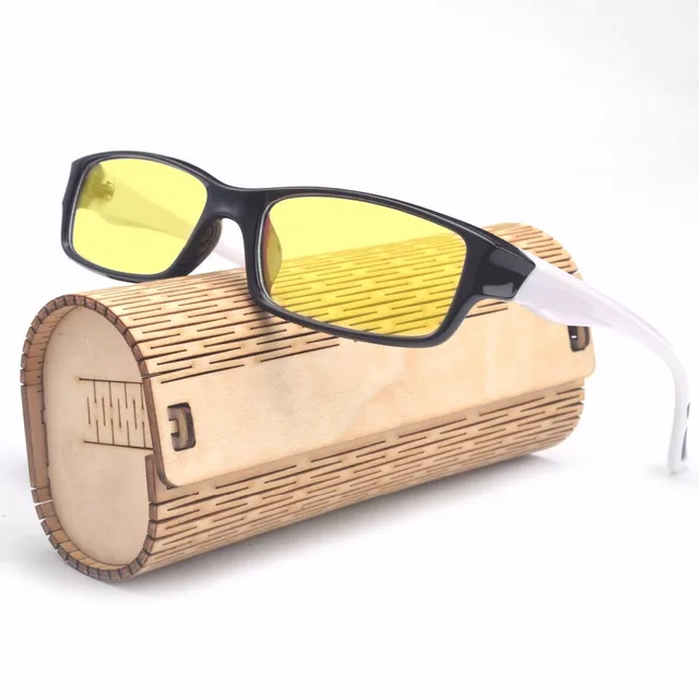 Best Price MINCL/Vintage Mens  Blue Light Blocking Glasses for Reading / Games / Computer Classic Eyewear-gyw