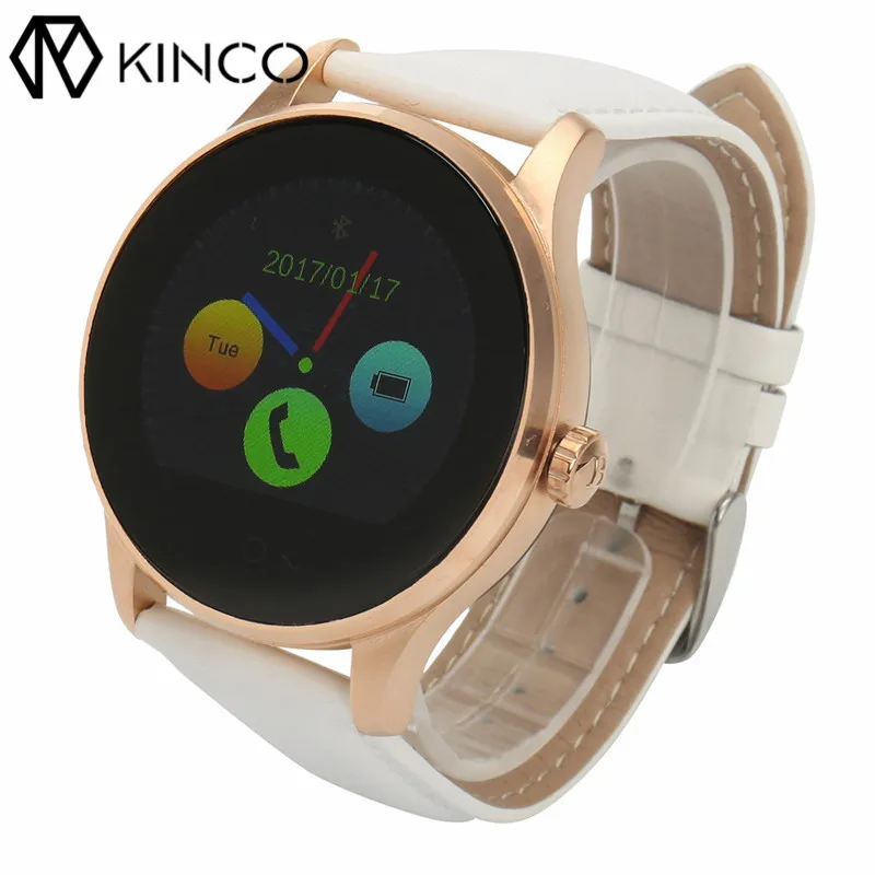 

KINCO Bluetooth 1.2 inch Color Screen Smart Watch Health Sleep Tracker Heart Rate Monitor Pedometer Wristband for IOS/Android