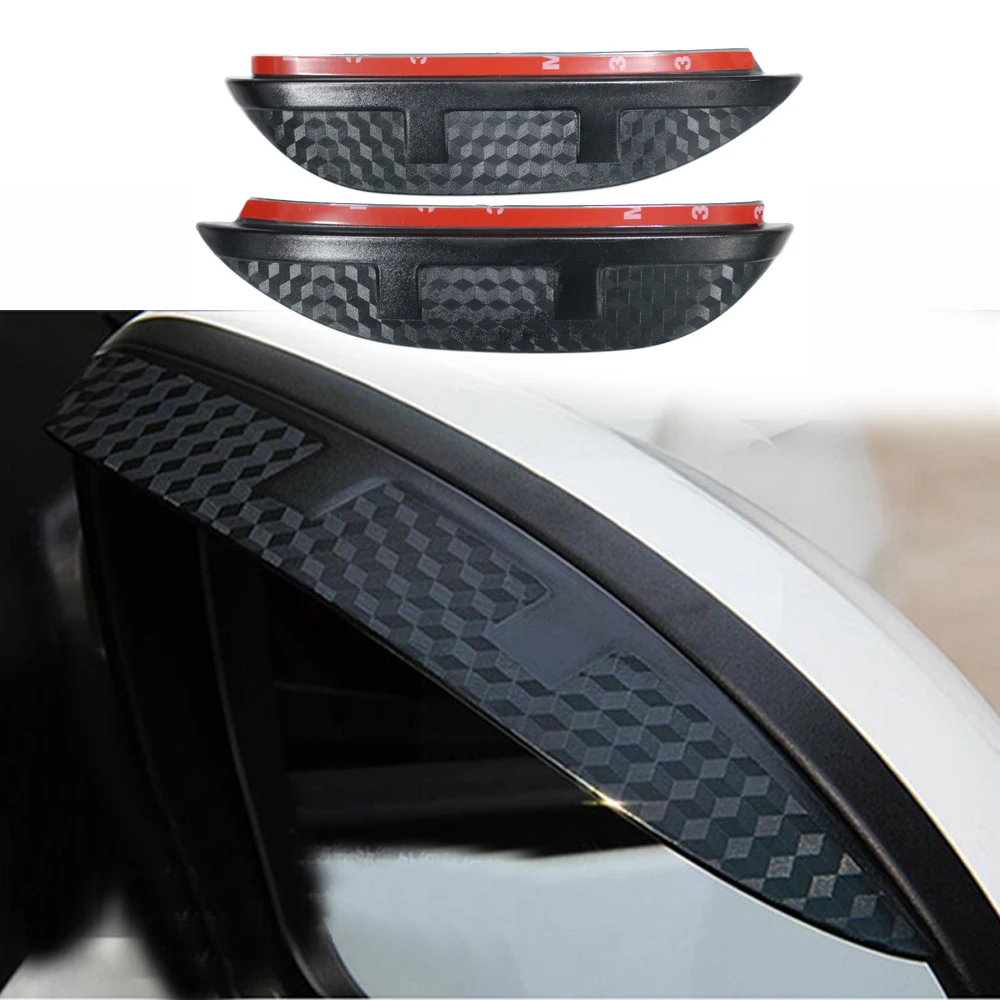 For-MITSUBISHI-outlander-2013-2014-Eyebrow-Rearview-mirror-rain-gear-sticker-auto-accessories-2pcs-per-set
