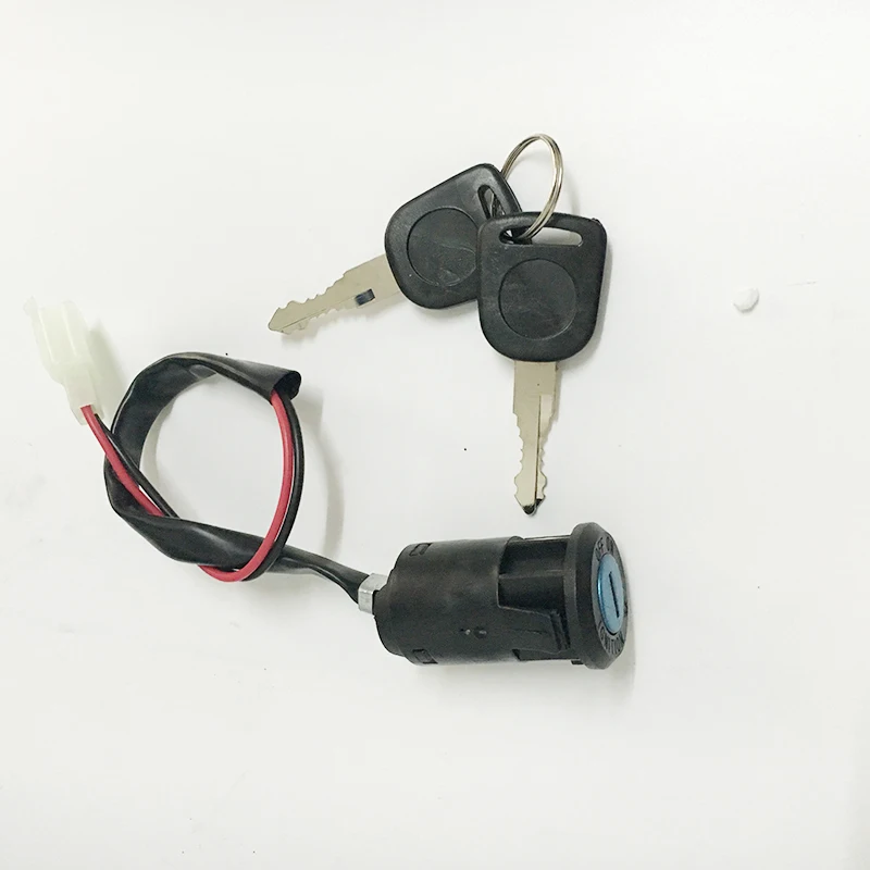 Sale Wholesale Electric Bike Accessories Ignition Switch Key For Electric Bicycle Scooter Motorcycles Universal Power Lock Kit 2