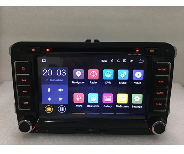 Sale RNS 510 vw radio  Android  HD1024X600 Original OEM Golf Jetta Mk5 Mk6 Passat CC Tiguan polo Eos sharan wifi 4G bluetooth 11