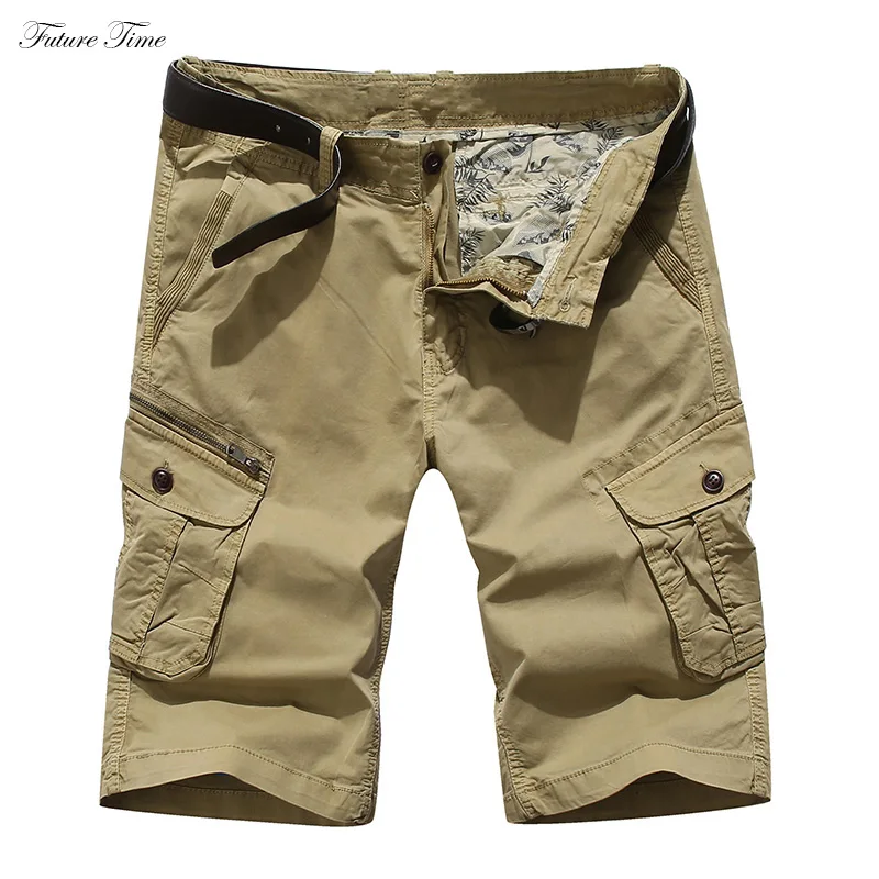 Мужские шорты модные повседневные короткие брюки военные армейские карманы однотонные брюки карго больших размеров летняя брендовая одежда C1834