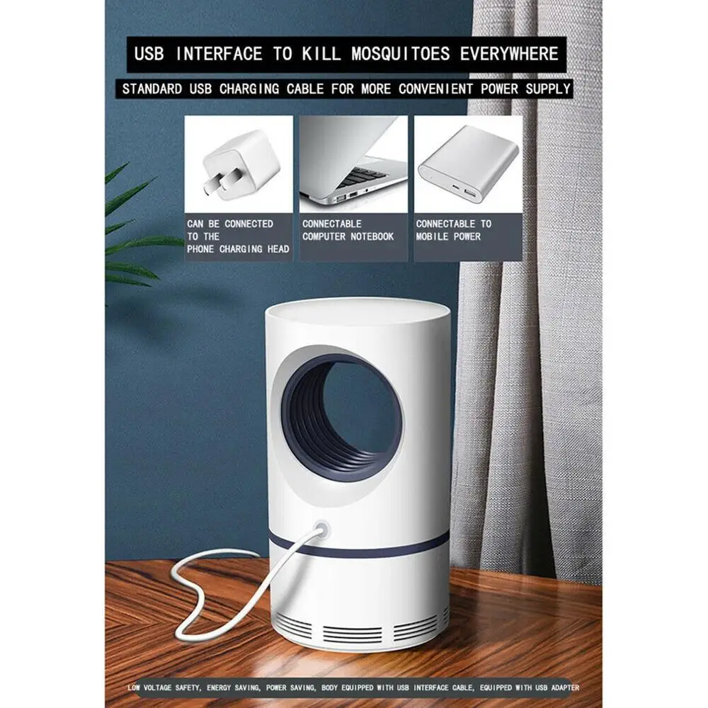  Low-voltage Ultraviolet Light USB Mosquito Killer Lamp Safe Energy Power Saving Efficient Photocata - 33020425607