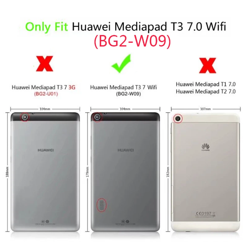 Чехол для huawei MediaPad T3 7,0 WIFT BG2-W09(не 3g U01) Мягкая силиконовая задняя накладка из ТПУ чехол для huawei Honor Play Pad 2 7,0 funda+ pen