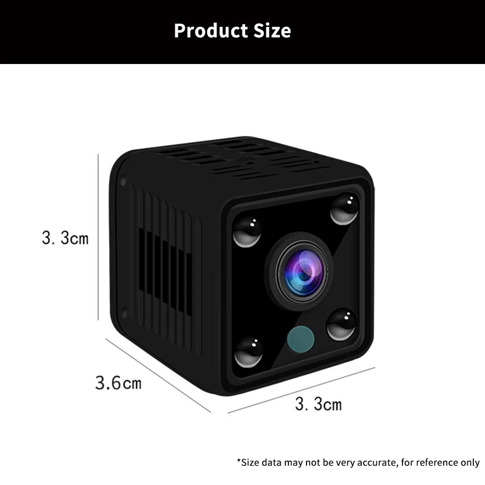 Мини Wifi ip-камера умная домашняя Камера Безопасности s видеонаблюдения беспроводная сеть встроенный аккумулятор аудио Камара де seguridad